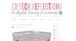 Desktop Screenshot of edtechreflections.com