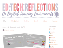 Tablet Screenshot of edtechreflections.com